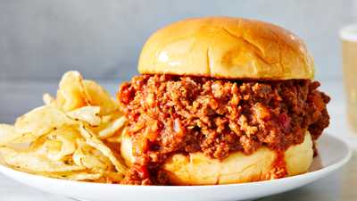 sloppy joe on brioche