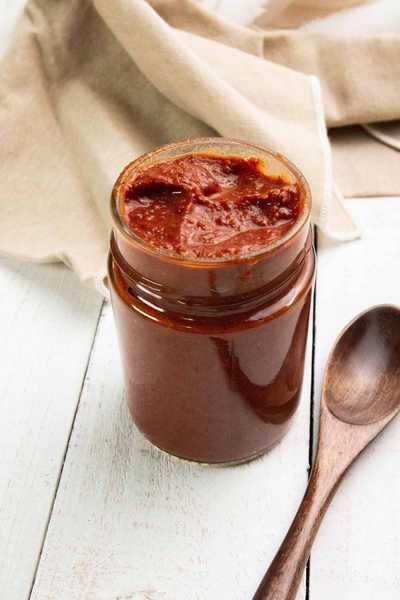 homemade tex mex paste in a jar